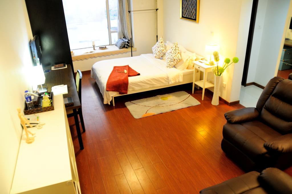 Shanghai Kingland Serviced Apartment Exterior foto