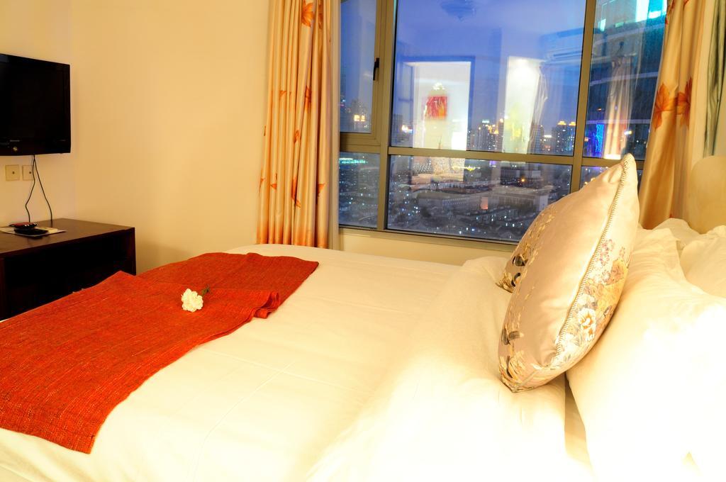Shanghai Kingland Serviced Apartment Exterior foto
