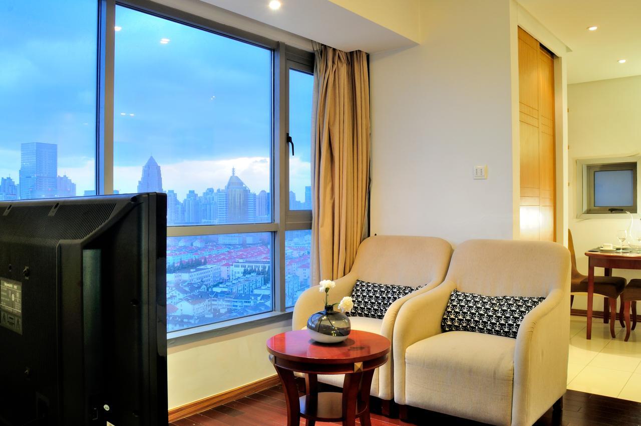 Shanghai Kingland Serviced Apartment Exterior foto
