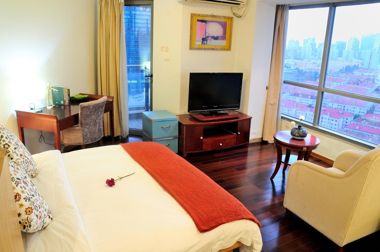 Shanghai Kingland Serviced Apartment Exterior foto